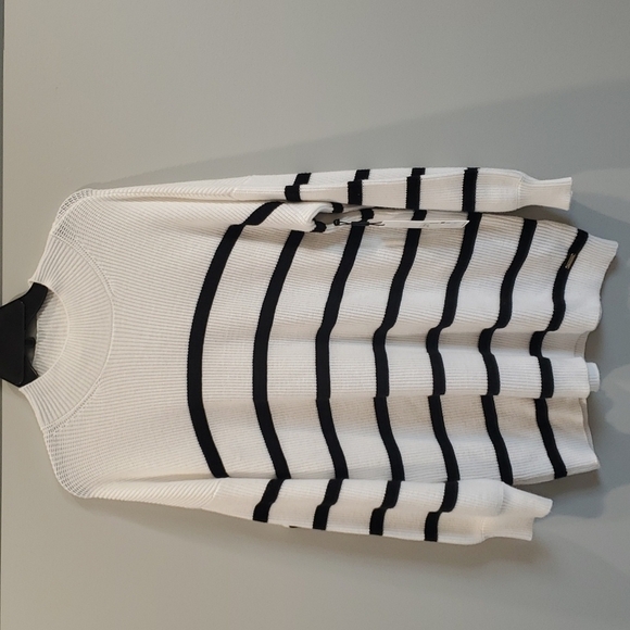 NWT Calvin Klein striped sweater - Picture 2 of 8